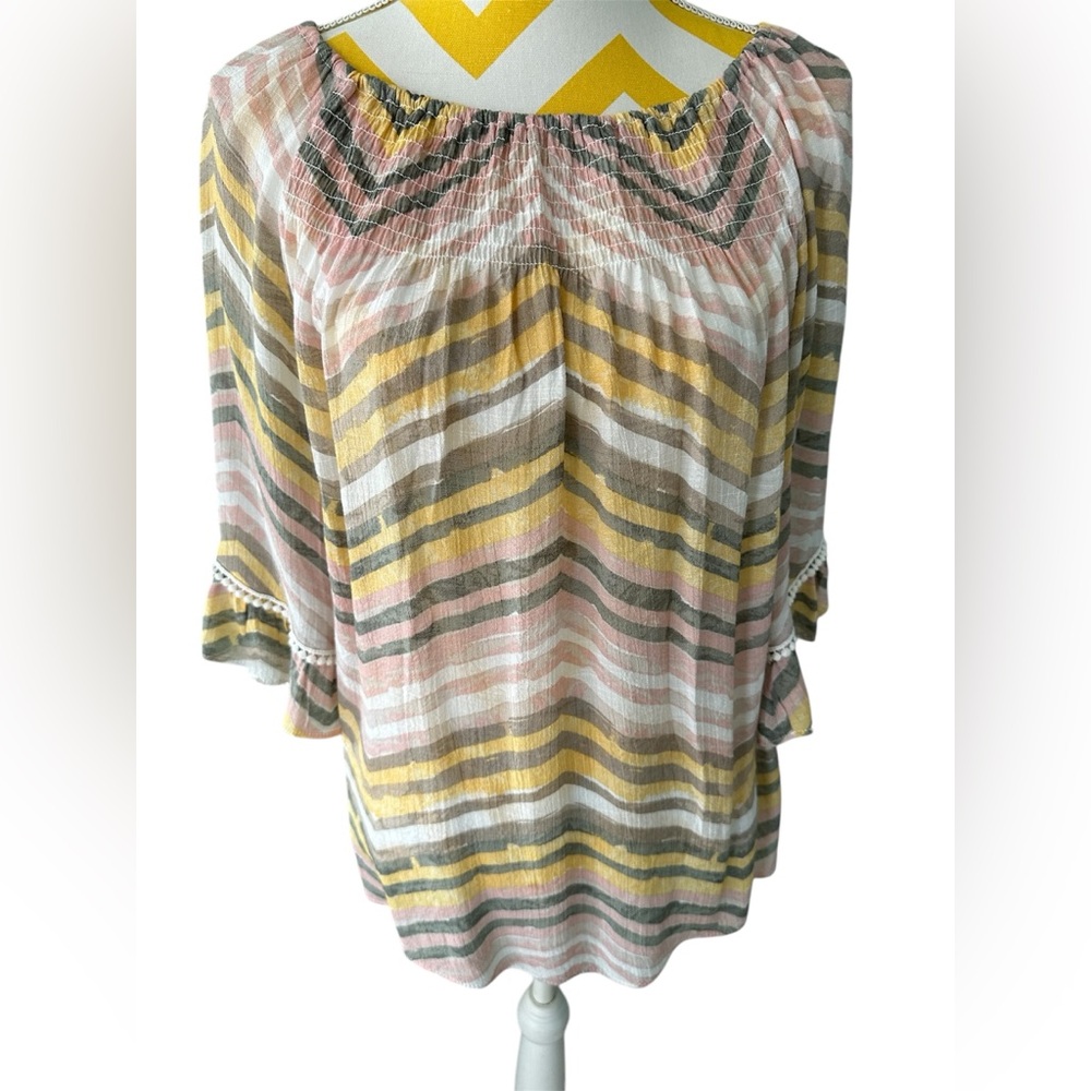 Striped Multicolor Women's Top
